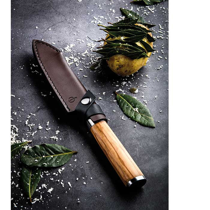 Cuchillo Santoku Forged Olive - 14 cm