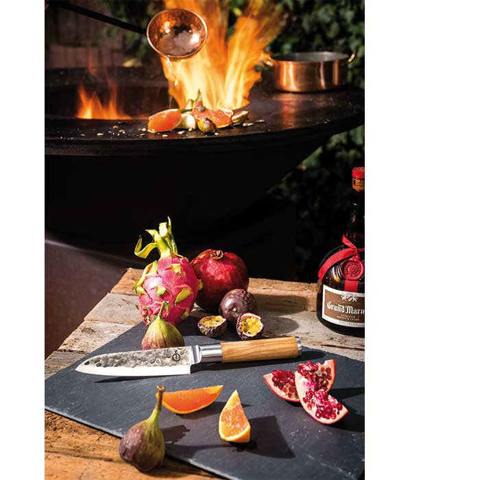 Cuchillo Santoku Forged Olive - 14 cm