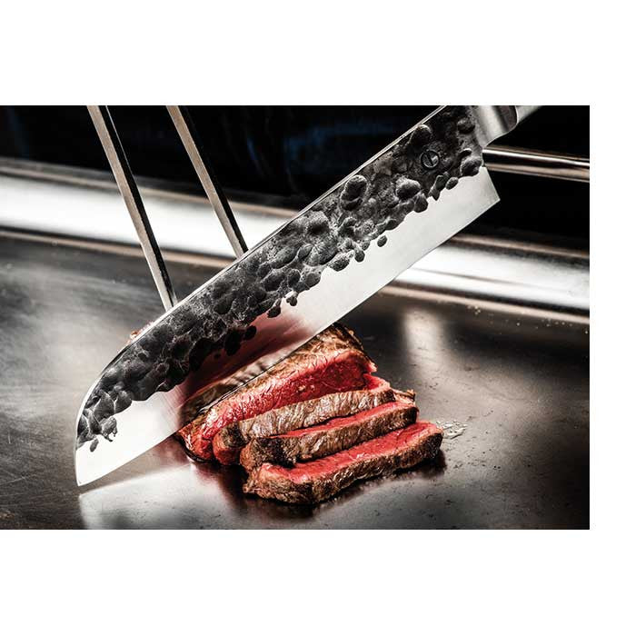 Cuchillo Santoku Forged Olive - 18 cm