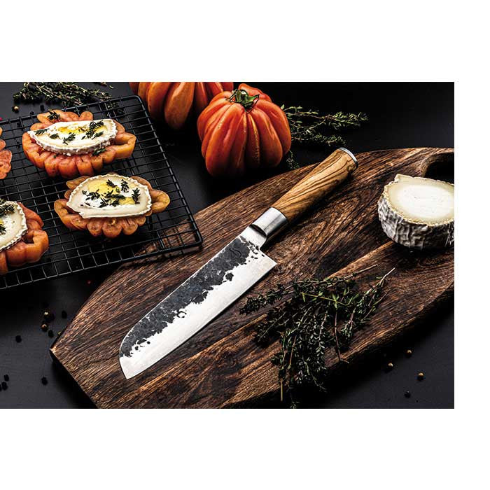 Cuchillo Santoku Forged Olive - 18 cm