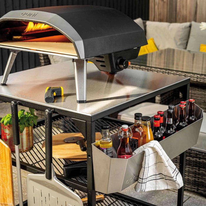 Caja utilitaria Ooni acero inoxidable