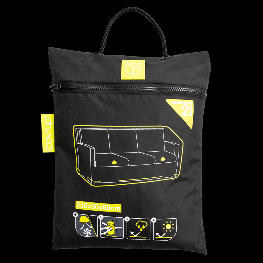 Funda para sofá 3 plazas 230x90x60 cm