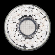 Lámpara de bioetanol redonda Ø 16.2 X H 26.7 CM