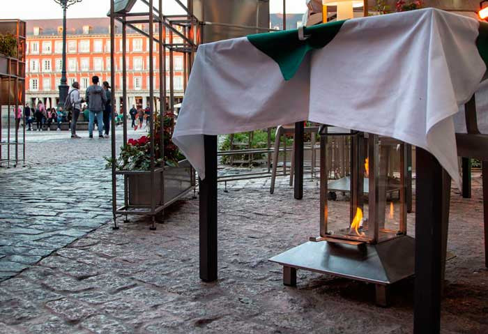 Estufa ecológica Calidor interior y exterior