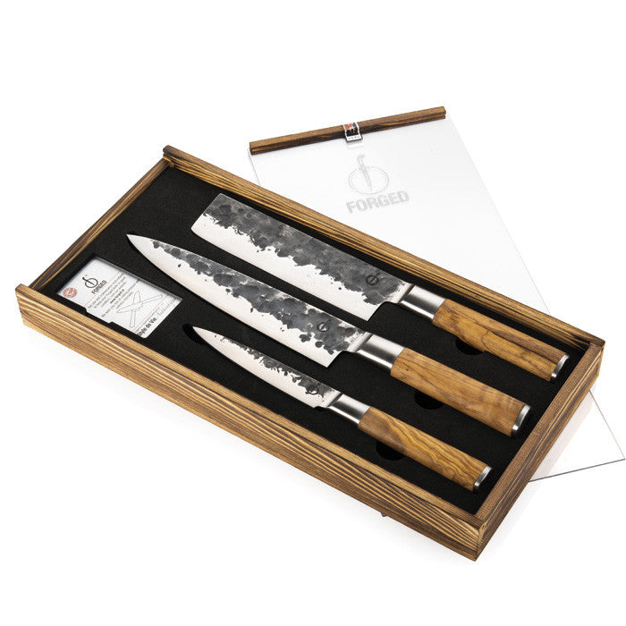 Juego de cuchillos Forged Olive - 3 piezas
