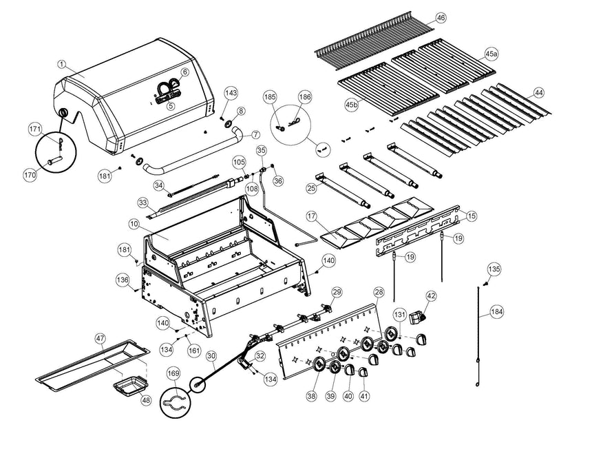 BURNER ASSY MAIN SINGLE TUBE