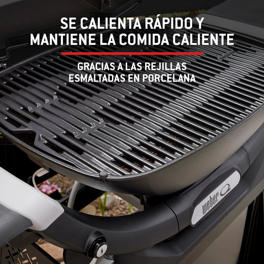 Churrasqueira a gás Weber Q 3200N+ com carrinho premium