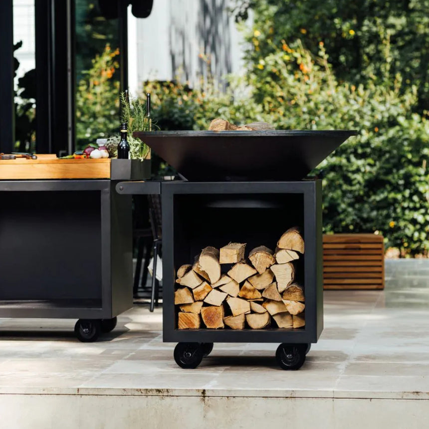 OFYR Classic Storage Black Ø100 PRO barbecue