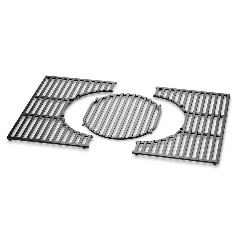 Lote de 2 parrillas de cocción de acero fundido Gourmet BBQ System para Genesis serie 300