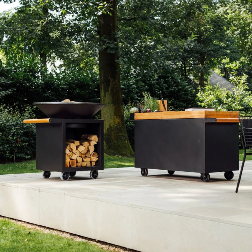OFYR Classic Storage Black Ø100 PRO barbecue