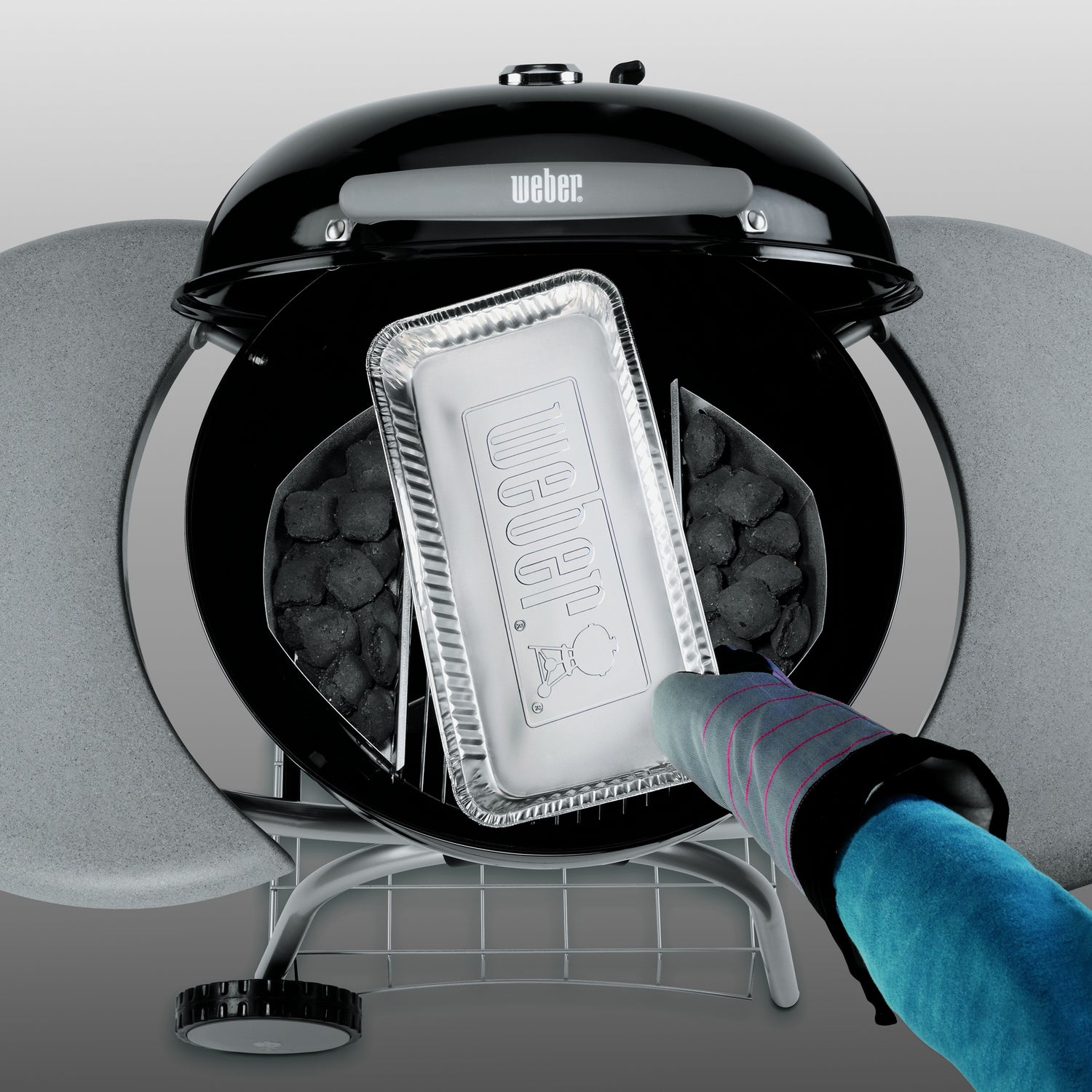 Bandejas de aluminio extragrandes 37 x 16 cm para barbacoas - set 5 unidades