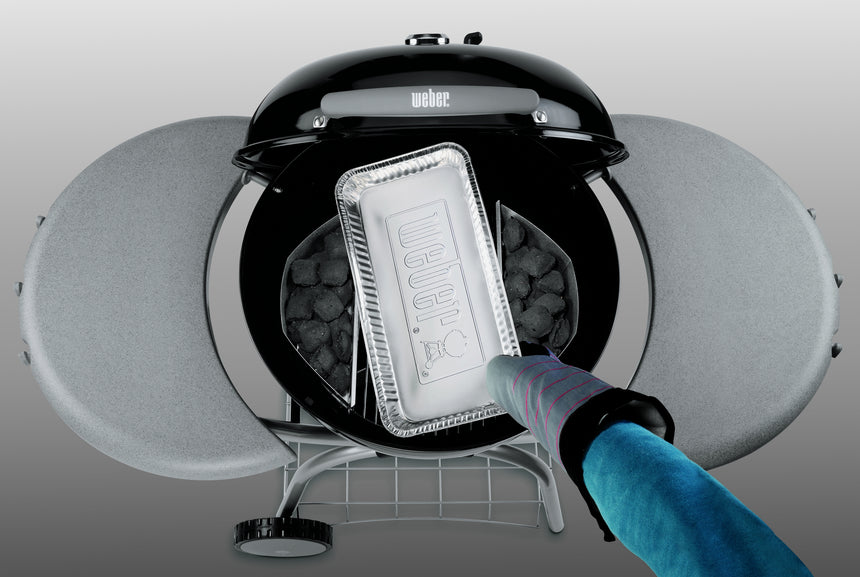 Bandejas de aluminio extragrandes 37 x 16 cm para barbacoas - set 5 unidades