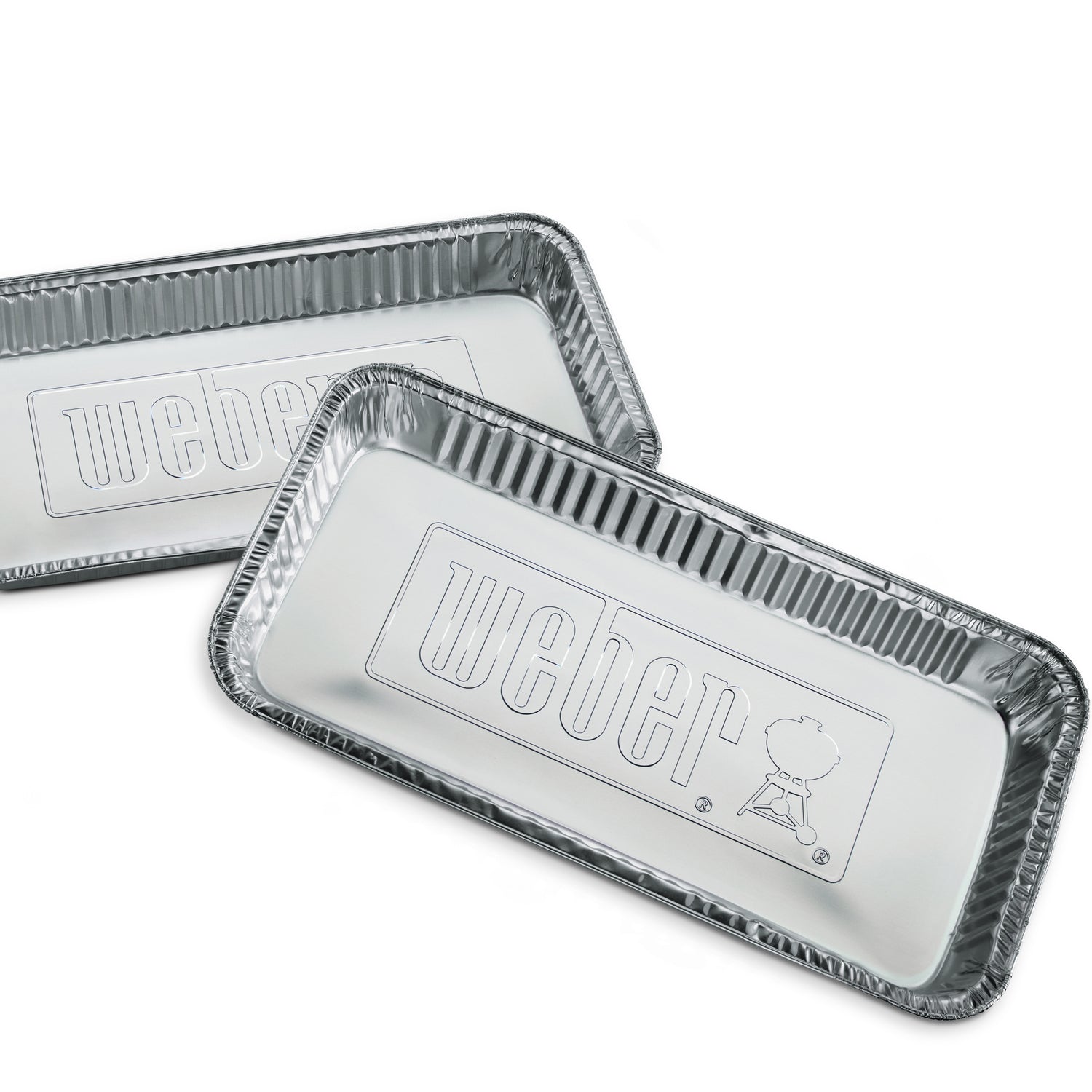 Bandejas de aluminio extragrandes 37 x 16 cm para barbacoas - set 5 unidades