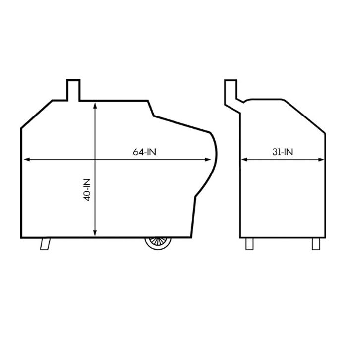 Funda Select Broil King® para Offset Smoker / Regal Offset 500