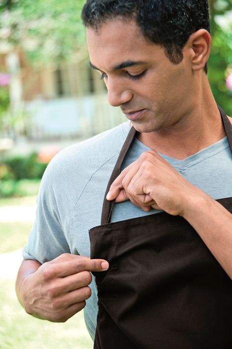 Delantal ajustable negro Weber® original