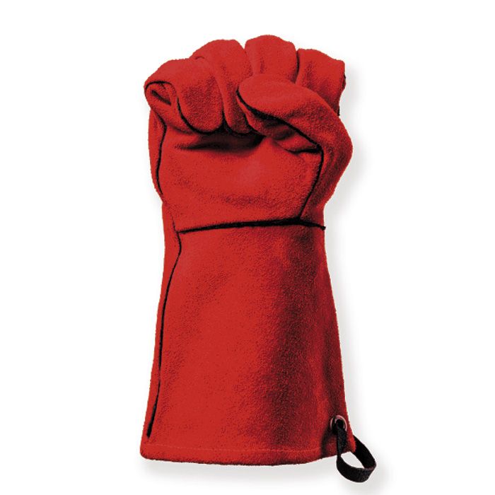 Guantes de piel rojos Feuermeister - Talla única