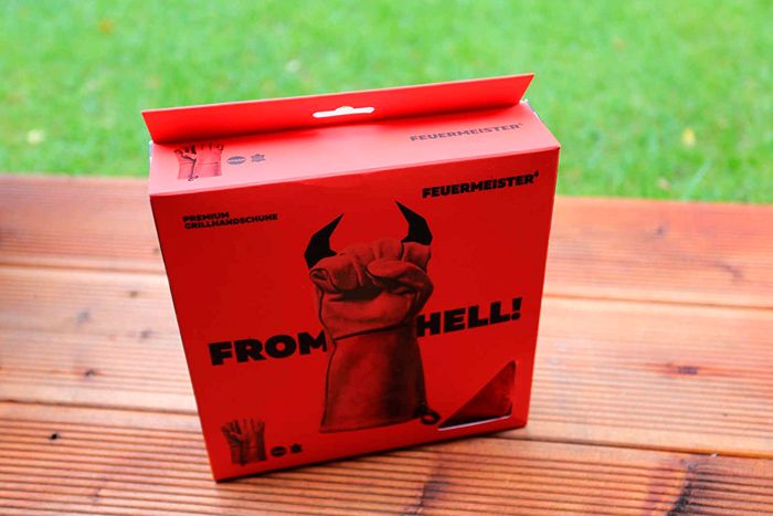 Guantes de piel rojos Feuermeister - Talla única