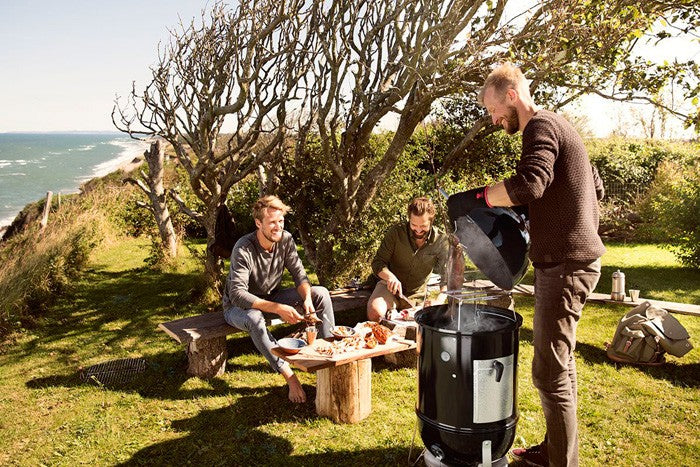 Ahumador Weber Smokey Mountain Cooker Ø 47 cm Black + FUNDA PREMIUM