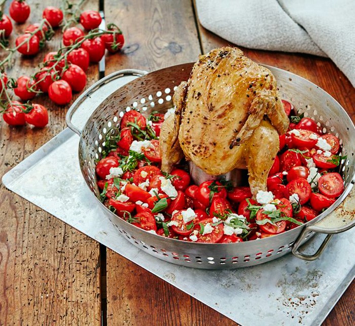 Soporte de cocción para pollo gourmet BBQ System