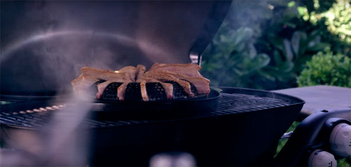 Soporte para tiras de carne 2 en 1 - Cook Bacon Gourmet BBQ System