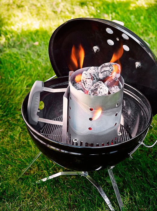 Chimenea de encendido pequeña para Smokey Joe Ø 37 cm