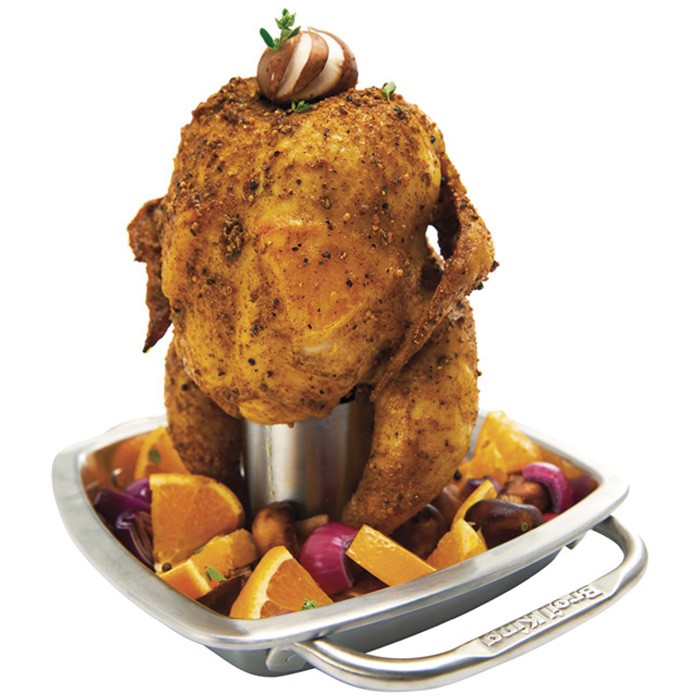 Rustidor para pollo con base de acero inoxidable Broil King®