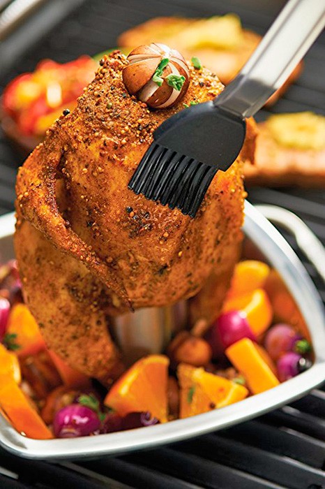 Rustidor para pollo con base de acero inoxidable Broil King®