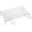 Parrilla barbacoa zinc. Sauvic®, con patas, 65x40cm