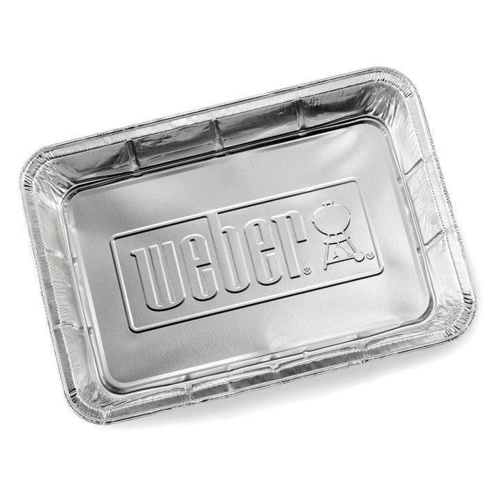 Grandes bandejas de aluminio 23 x 33 cm para barbacoas - 10 unidades