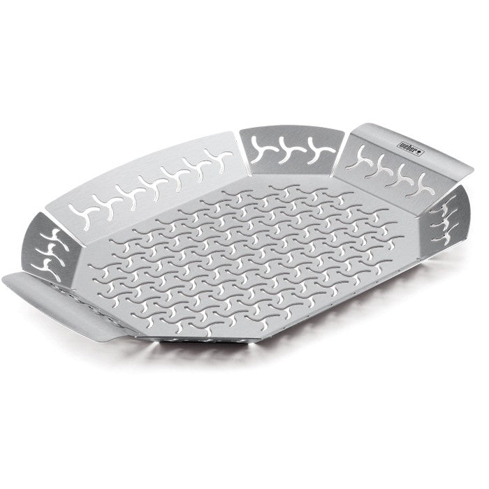 Cesta grande de acero inoxidable para hortalizas Weber® original