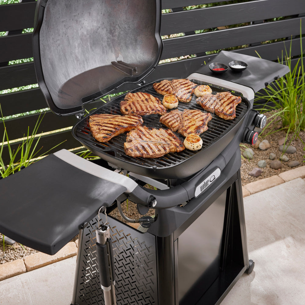 Weber Q 3200N+ barbecue with premium cart