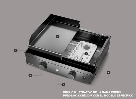 Plancha Forge Adour Origin G45 Acero Esmaltado