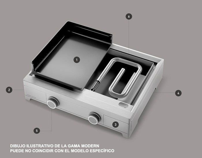 Plancha Forge Adour Modern G60 Inox