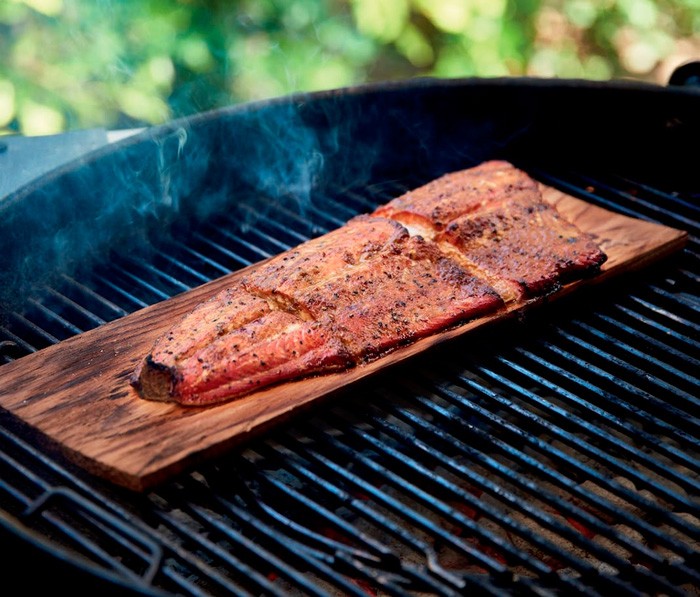 Bandejas grandes de cedro rojo para ahumar (2 uds.)