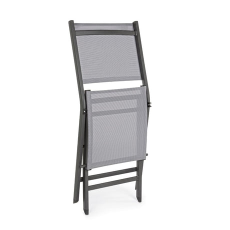 Silla plegable Elin, color antracita