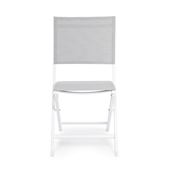 Silla plegable Elin, color blanco