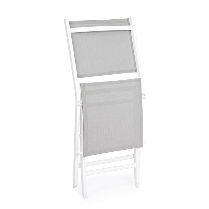 Silla plegable Elin, color blanco
