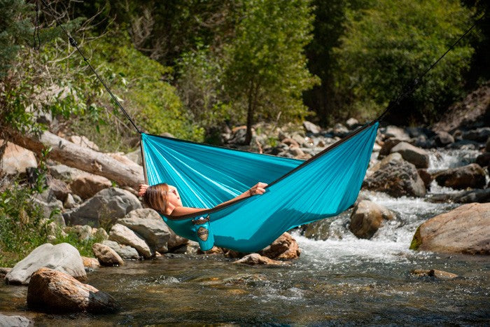 Hamaca de viaje individual Colibrí, color Turquoise