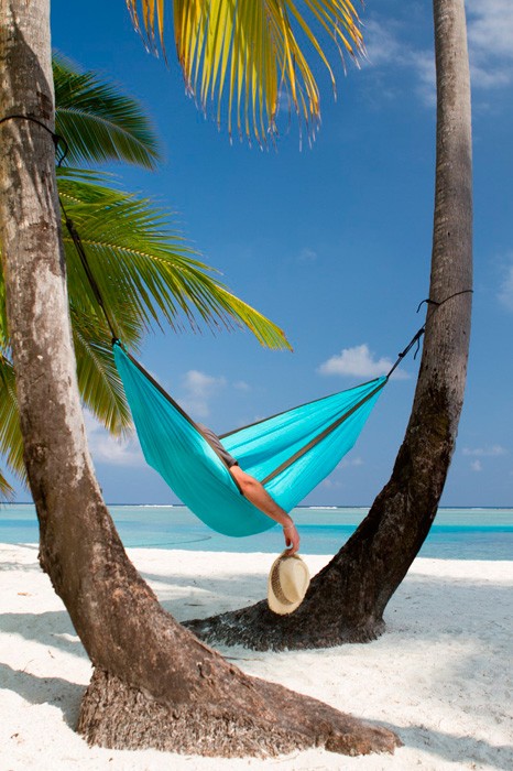 Hamaca de viaje individual Colibrí, color Turquoise