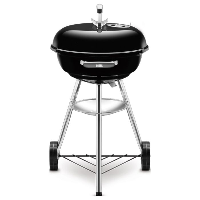 Barbacoa Weber® Compact Kettle Ø 47 cm Black + 3 Kg de briquetas