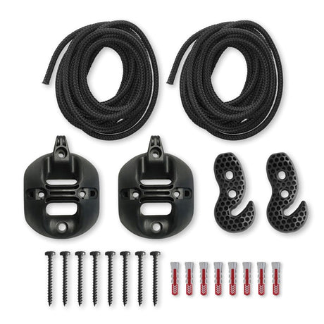 Set sujeción universal para hamacas Casamount Black