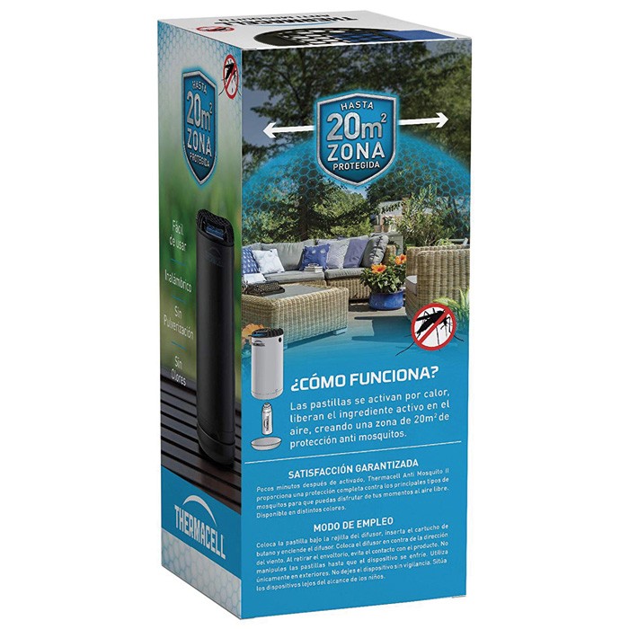Thermacell® difusor repelente anti mosquitos, color negro