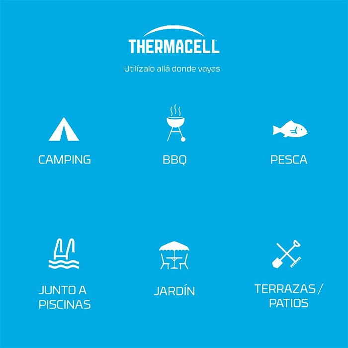 Thermacell® difusor repelente anti mosquitos, color negro