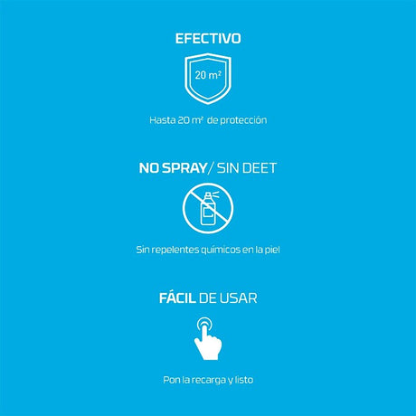 Thermacell® difusor repelente anti mosquitos, color azul