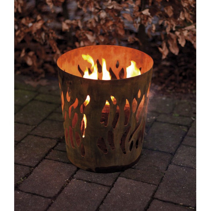 Brasero para torcha sueca, color óxido