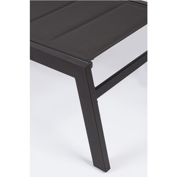 Tumbona alta Hilde con ruedas, color antracita