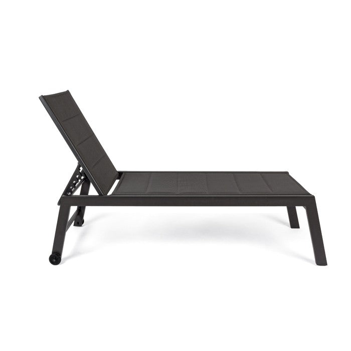 Tumbona alta Hilde con ruedas, color antracita