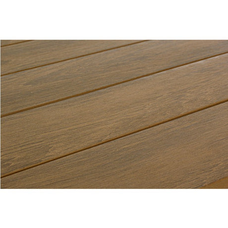 Conjunto Elias sofá en L + mesa, color blanco