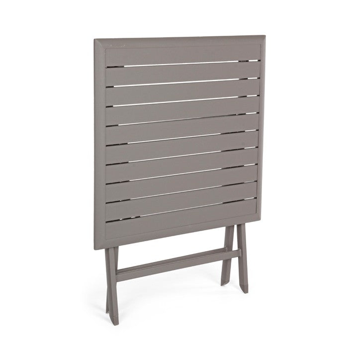 Conjunto Elin mesa 70x70 + 2 sillas, color choco