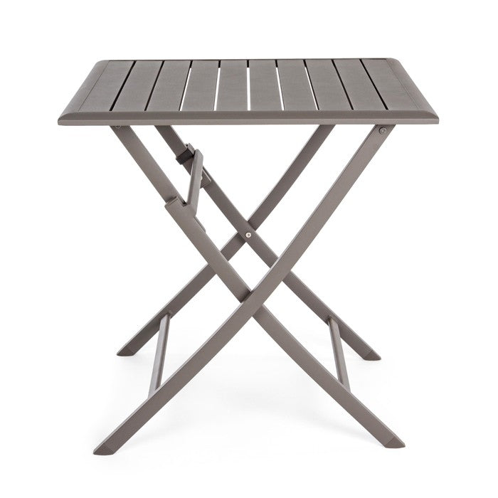 Conjunto Elin mesa 70x70 + 2 sillas, color choco